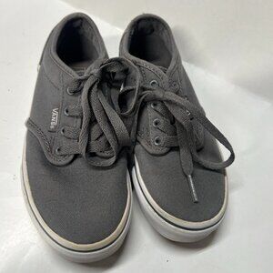Vans Classic Old Skool Gray Skater Shoes Sneakers Youth Kids 13